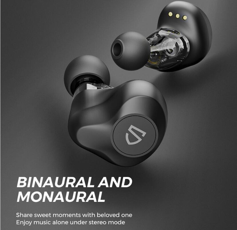 Sonic SoundPeats Dual Dynamic Wireless Earbuds