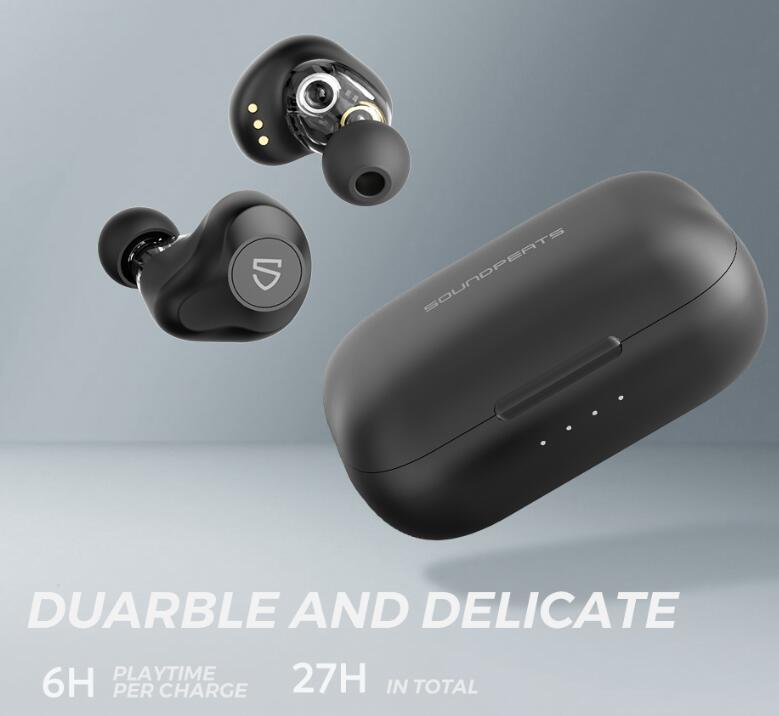 Sonic SoundPeats Dual Dynamic Wireless Earbuds