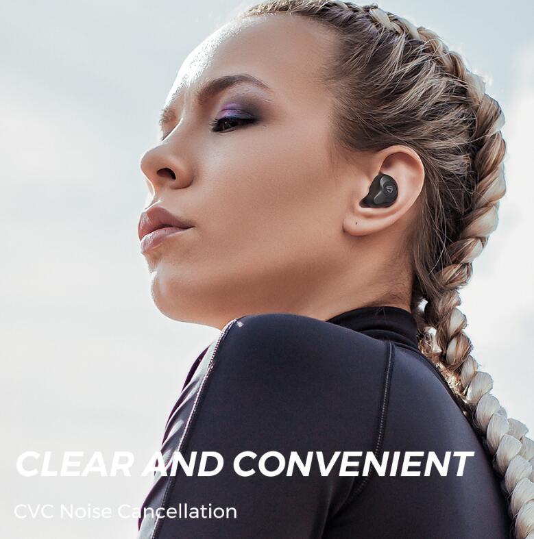 Sonic SoundPeats Dual Dynamic Wireless Earbuds