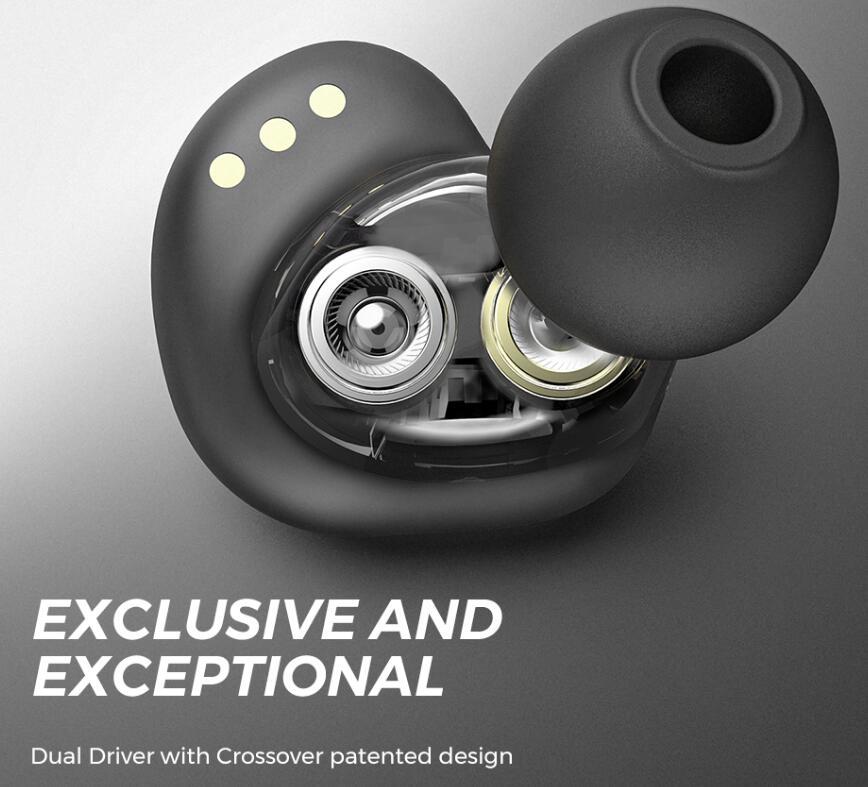 Sonic SoundPeats Dual Dynamic Wireless Earbuds